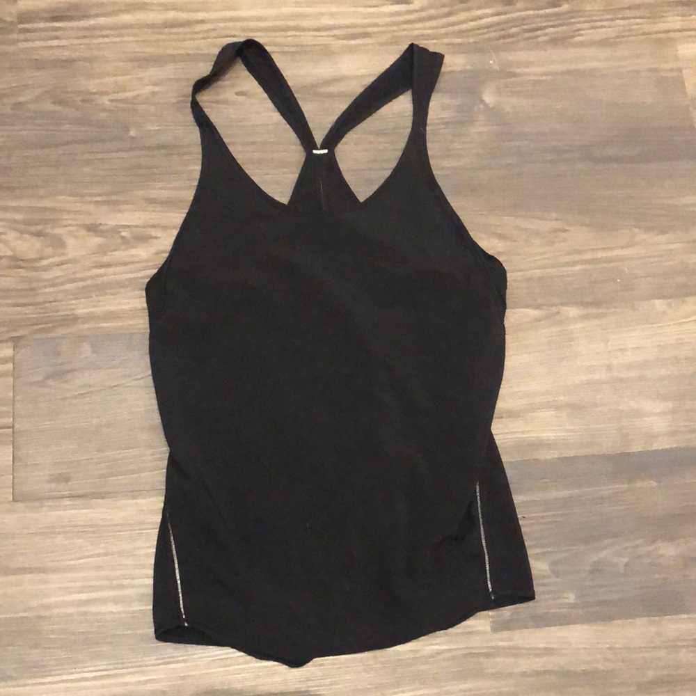 Lululemon black racer back tank top